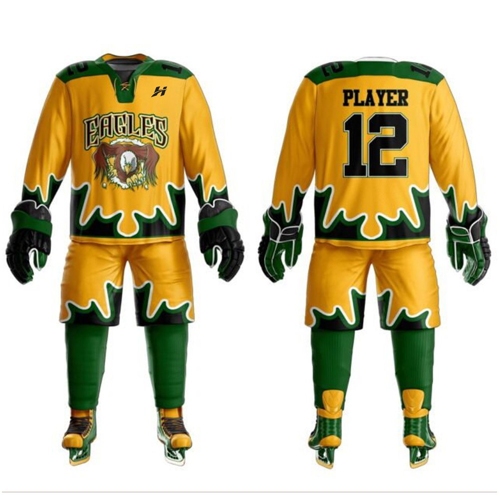 Custom Sublimated Ice Hockey Uniforms