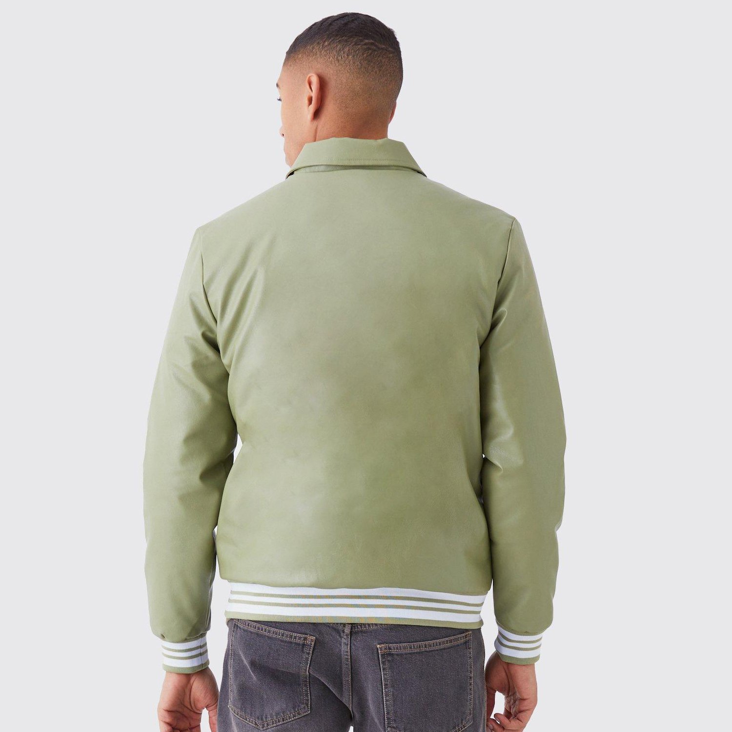 Custom Embroided Bomber Jacket - Image 2