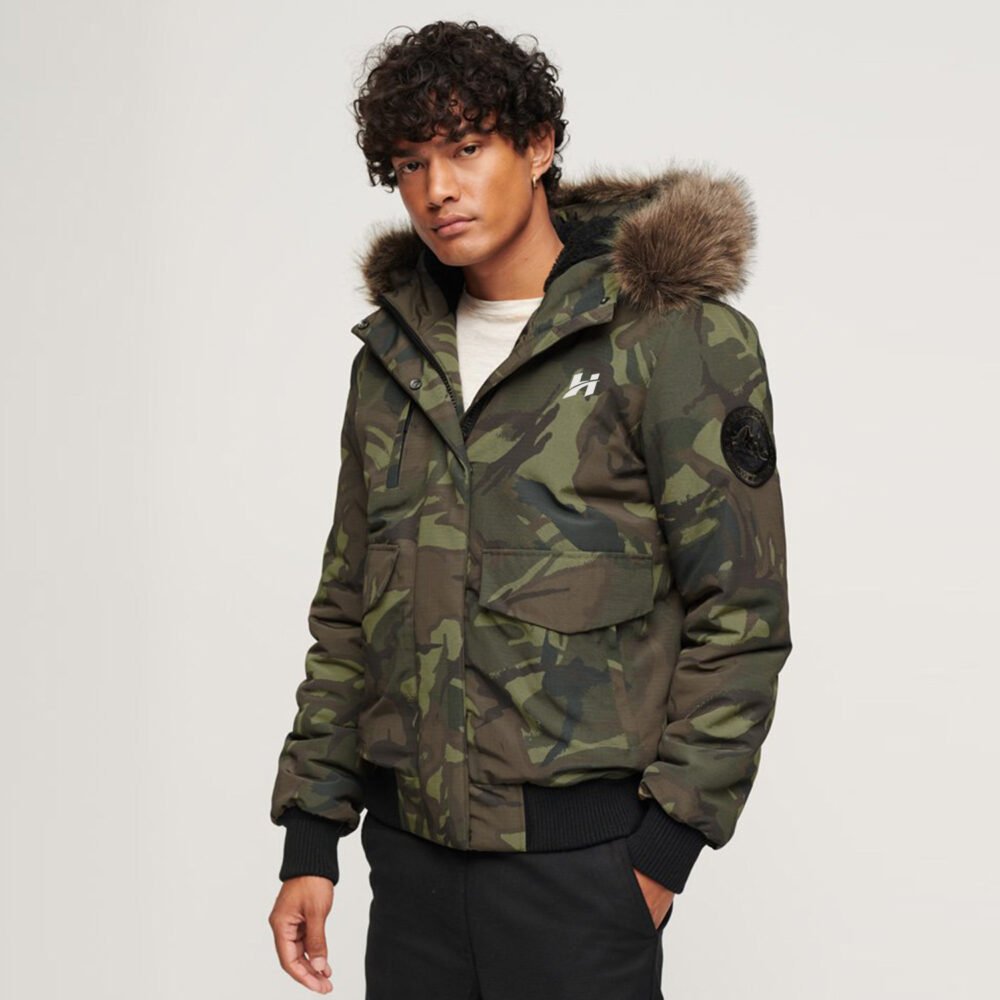 Custom Camo Puffer Jacket