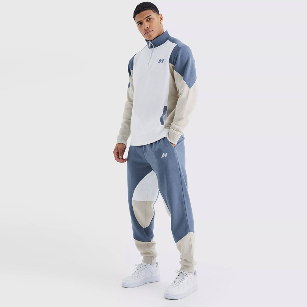 Custom Panel Fleece Tracksuit