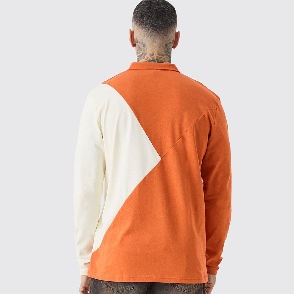 Custom Panel Polo Shirt - Image 2