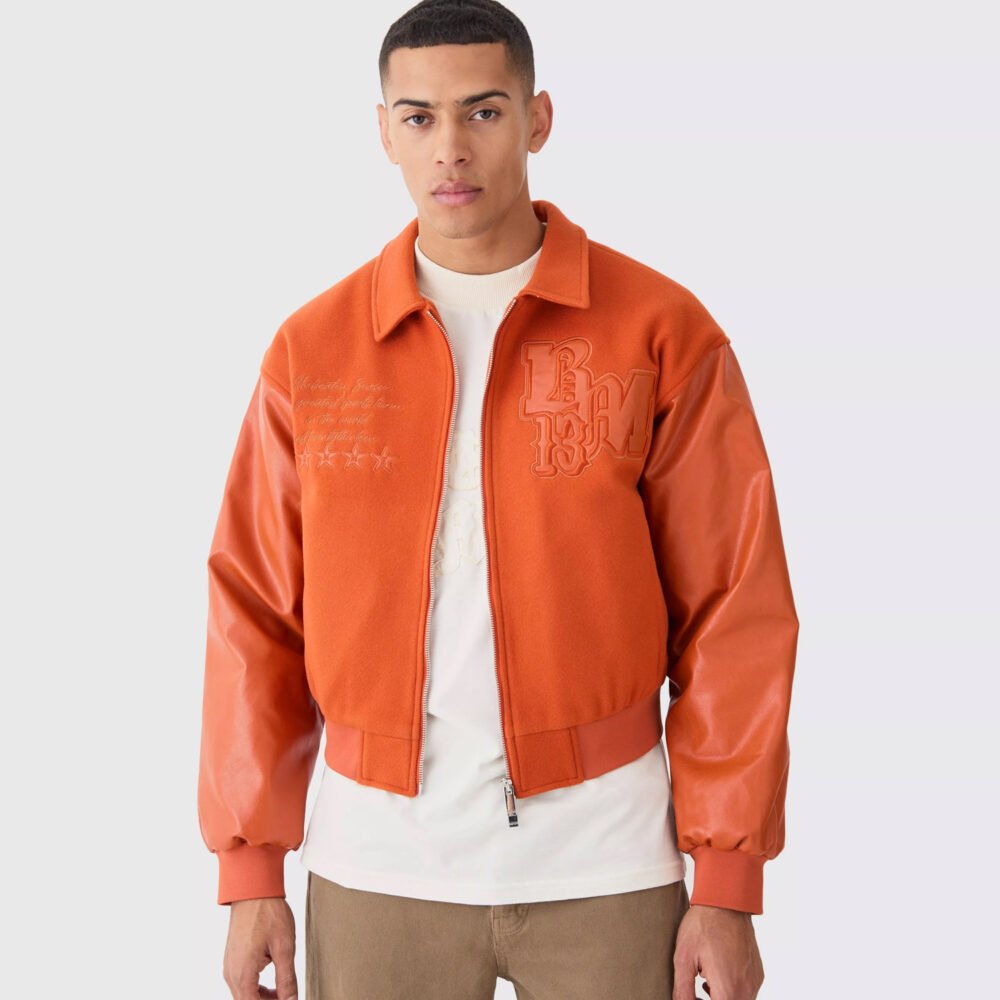 Custom Logo Varsity Jacket