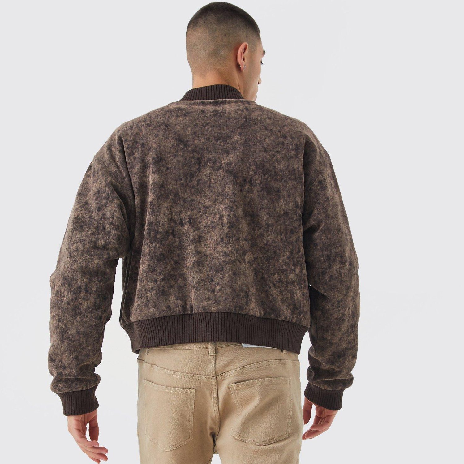 Custom Streetwear Bomber Jacket - Image 2